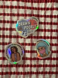 Image 2 of Masks are punk sticker 