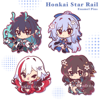 Image 4 of Honkai Star Rail Enamel Pins