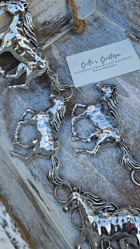 Image 5 of Silver Horse Concho Chain Link Belt