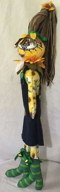 Image 3 of Sunflower Gourd Doll