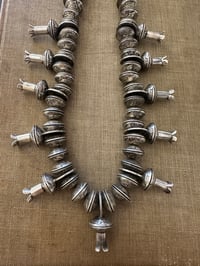 Image 1 of Mercury Dime Squash Blossom Necklace 