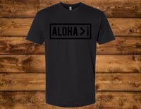 ALOHA>I Black on Black