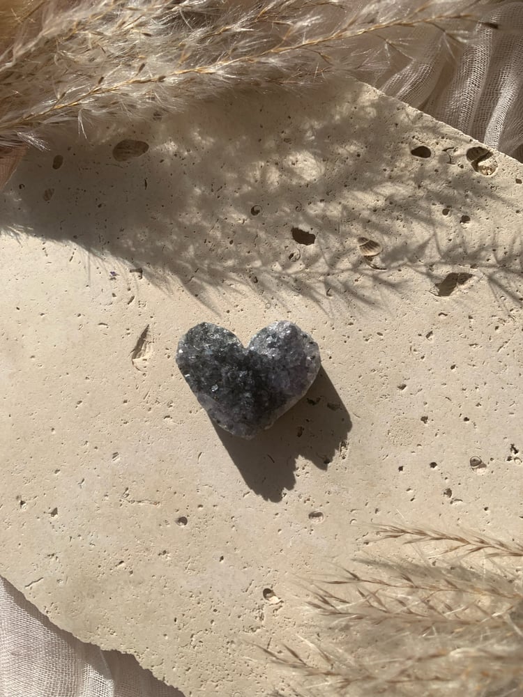 Image of Mini Amethyst Heart Clusters