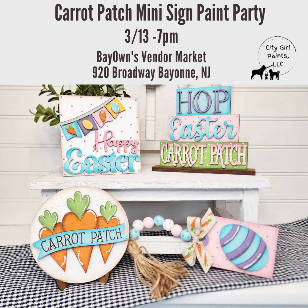 Easter Mini Signs/Standing Bunny