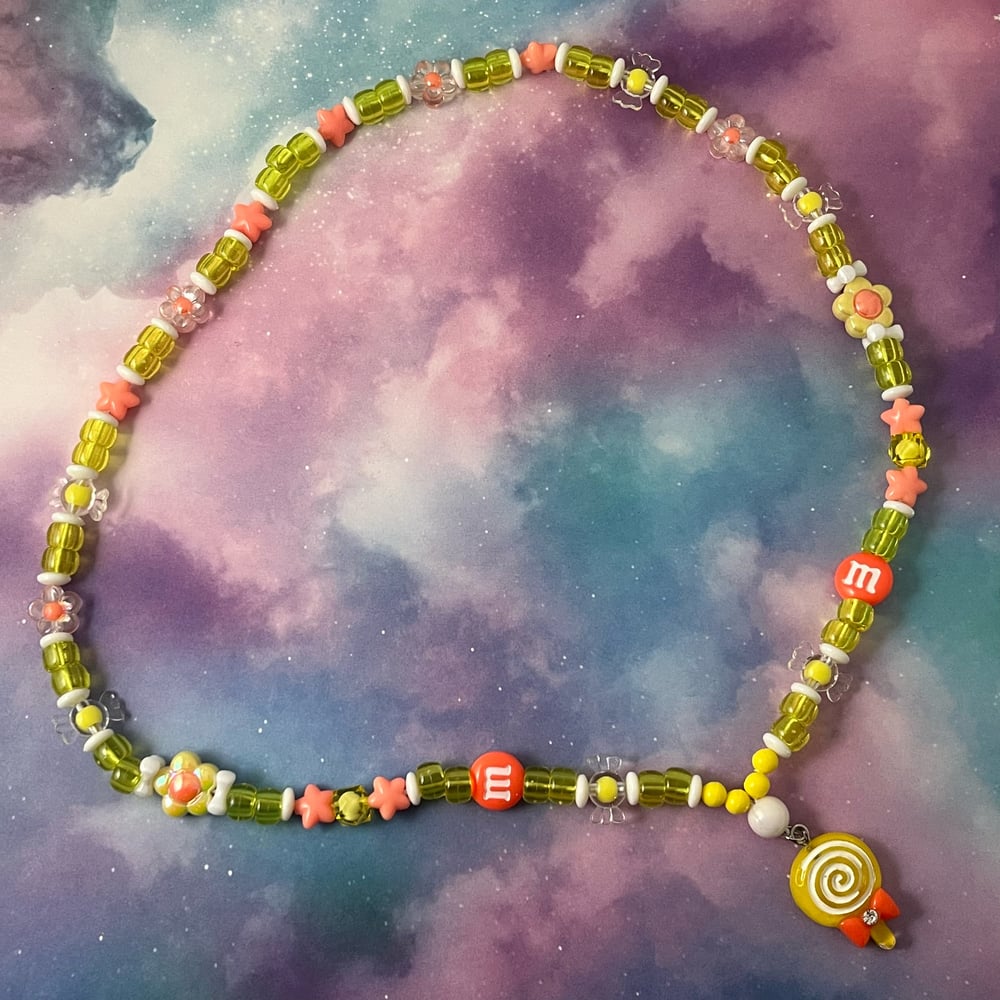 Image of Lollipop Candy Kandi Necklace
