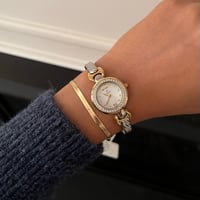 Image 8 of Vintage BULOVA two Tone Watch- NEW IN BOX ⚜️