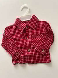 Image 3 of Pooh red overall set