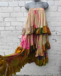 Image 8 of Wanderlust maxi tiered skirt/ Bandeau Dress-Sandstorm