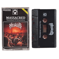 Image 1 of MASSACRED - "The Devil's Awakening" / "Wasteland of Devastation" cassettes