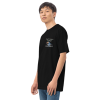 Image 1 of Flying High: Men’s premium heavyweight tee Black