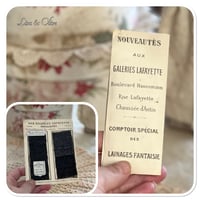Image 1 of vintage french Aux Galeries Lafayette ephemera fabric samples