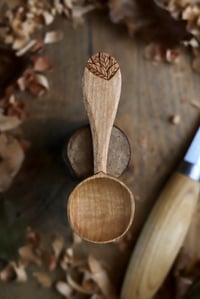 Image 1 of Cluster of Falling Leaves Coffee Scoop 