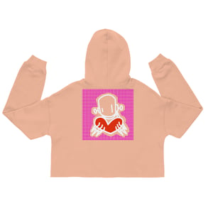 Image of hold on crop hoodie