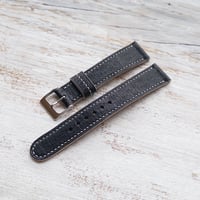 Image 4 of 40's Style Wild Pigskin In Black