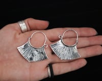 Image 1 of White Brass Amita Earrings 