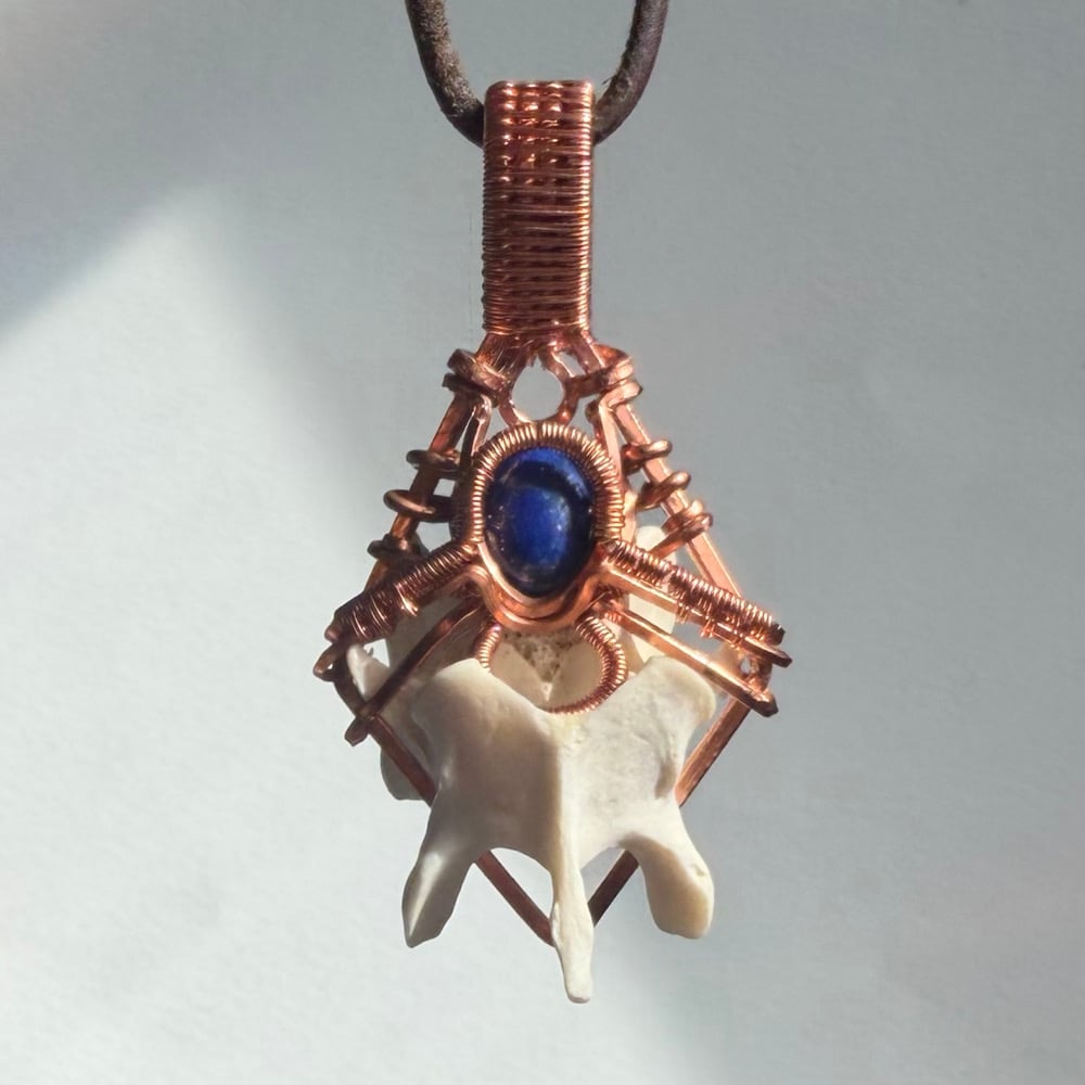 Image of Lapis Lazuli & Vertebrate Pendant