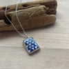 Porcelain & silver necklace 1