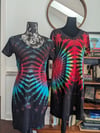 Cerise Reverse Dyed Dress