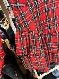 Image 1 of Plaid ruffle custom dress 