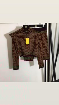 Image 4 of COLOR BLOCKS SHORTS SET