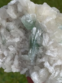 Image 7 of Green Apophyllite On Stilbite Specimen #1837