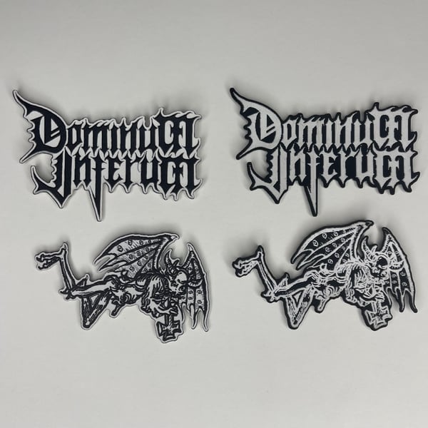 Image of Dominum Inferum - Reviling Embossed Faux Leather Patches
