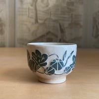 Image 3 of mini bowl, french blue nasturtium