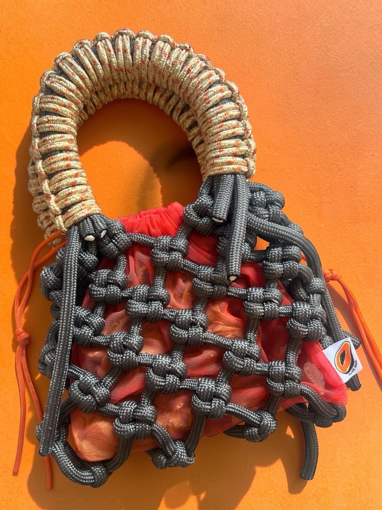 Image of Sunshine Bag- Grey/ Orange