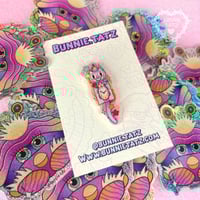 Pastel Glitter KitKat Clown Pin