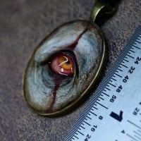 Image 14 of Pennywise Eye glow in the dark pendant OOAK