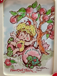 Image 2 of APPLE DUMPLING COLOR PRINT IN DECORATIVE FRAME