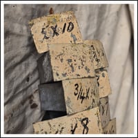 Image 4 of Antique galvanised tin storage compartments