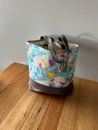 Image 1 of Fabric Tote Bag - Splashes of Colour