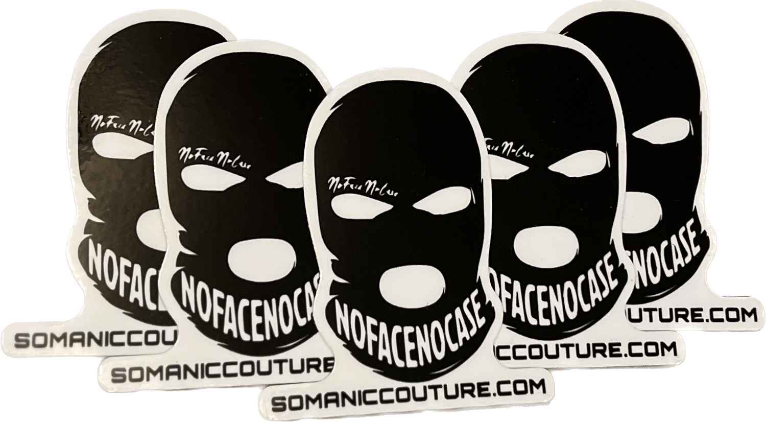 Image of NoFaceNoCase Stickers (5pack)