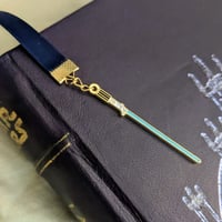 Image 4 of Premade Ribbon Bookmarks (Space Dads)