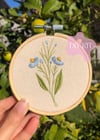 Blue Daisies Embroidery Kit 