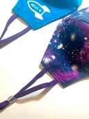 Image 2 of Reversible Galaxy Organic cotton face mask