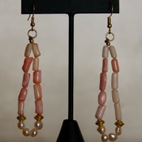 Image 2 of Momo coral & pearl drops