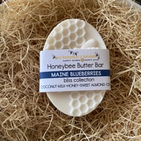 Image 1 of Maine Blueberries Honeybee Butter Bar