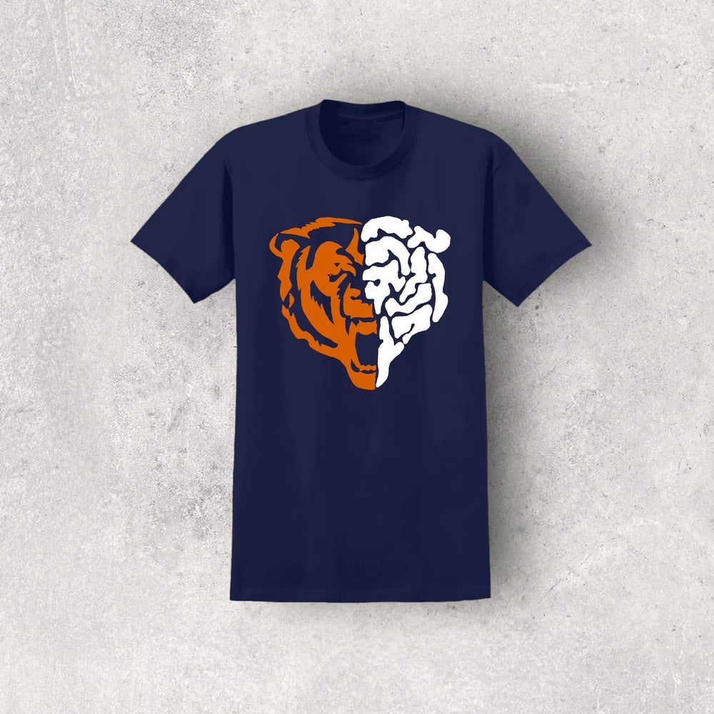 Image of Bear Down Short Sleeve Tee (Navy) 