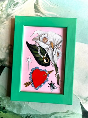 Image of Lily Framed Cutouts Original