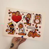 Image 2 of EMO Garfield A4 Print