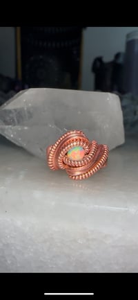 Ethiopian 🔥 Fire Opal Ring #2