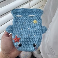 Crochet Whale Pouch 
