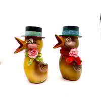 Image 3 of Spring Duck Paper Mache Tabletop Display 