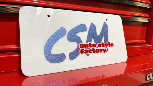 Image of Auto Style Factory - Vanity Plates