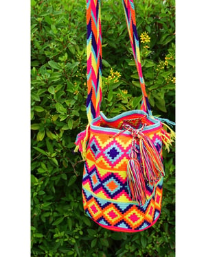 Image of Vibrant Wayuu bag 