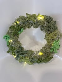 Image 1 of Emerald Glow Strain 8" Wreath