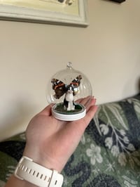 Image 1 of Red Admiral & Cat Mini Dome