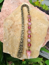 Image 2 of Beaded bookmark- Blooming Heart